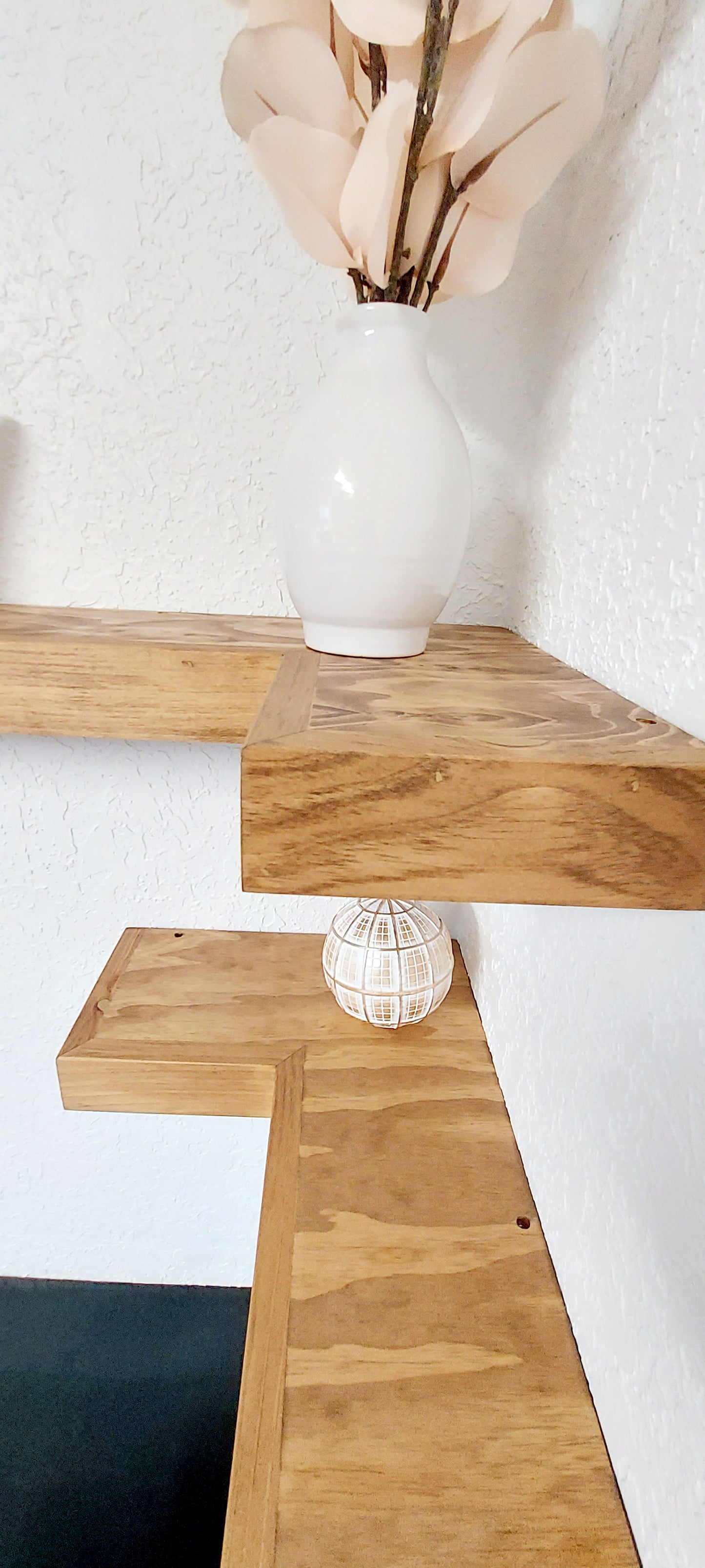 Floating Corner Shelves | Handcrafted in the USA